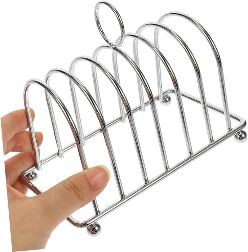 Balacoo 2pcs Nonstick Toast Rack with Ball Feet for Effortless Serving and Preservation - Image 4